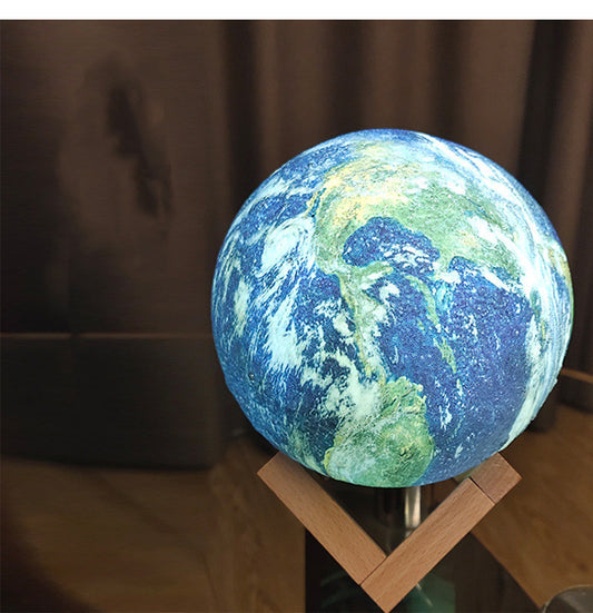 3D Moon Lamp - LED Night Light with Touch Control