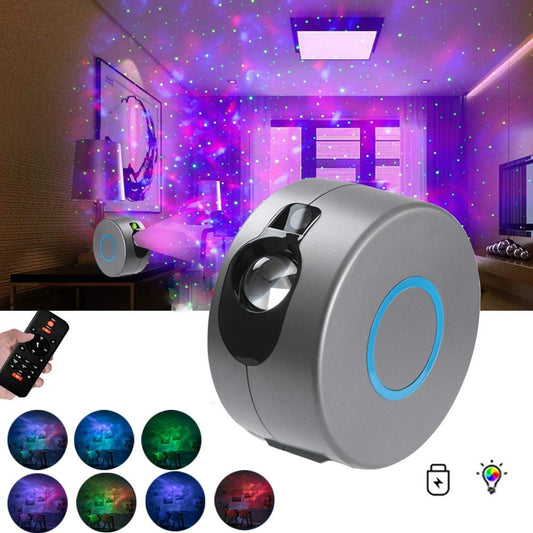 Galaxy Star Projector - Rotating Night Light with Remote Control