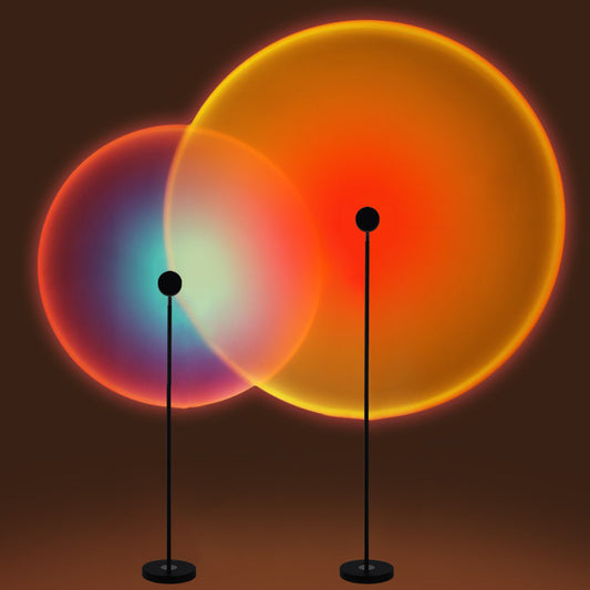 Sunset Projection Lamp - LED Atmosphere Light for Streaming & Photography