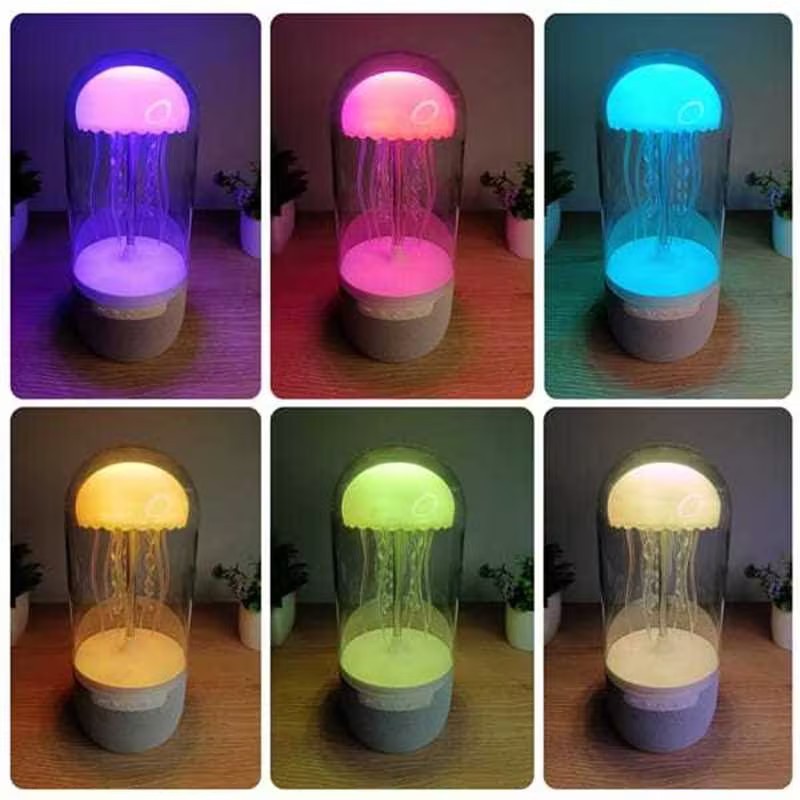 3-in-1 Jellyfish Lamp - LED Light, Bluetooth Speaker & Mood Lamp