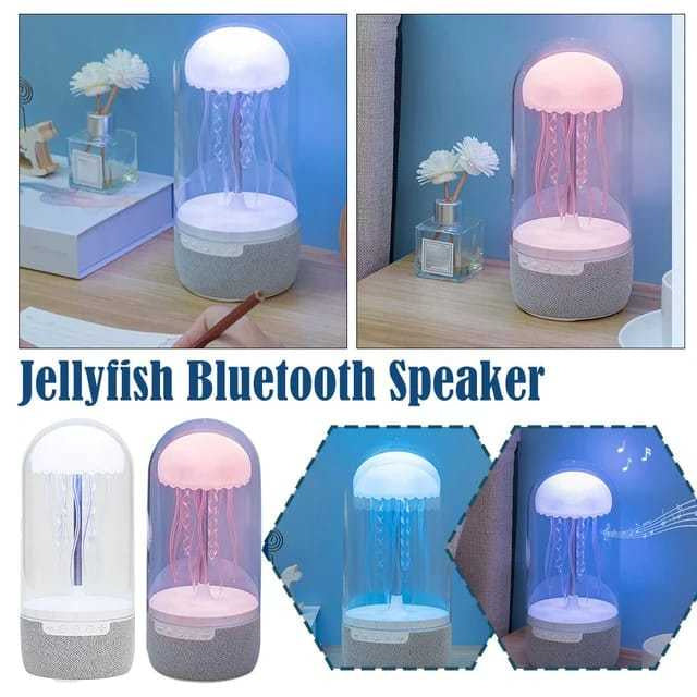 3-in-1 Jellyfish Lamp - LED Light, Bluetooth Speaker & Mood Lamp