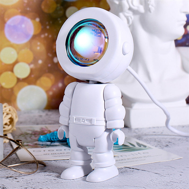 Astronaut Sunset Lamp - Rechargeable LED Projector Light