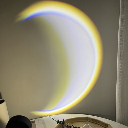 Rainbow Sunset Projector - USB LED Mood Light for Photography