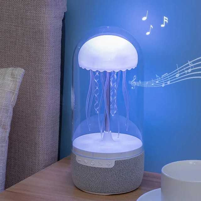 3-in-1 Jellyfish Lamp - LED Light, Bluetooth Speaker & Mood Lamp