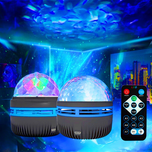 LED Star Galaxy Projector - Rotating Night Light for Parties & Bedrooms