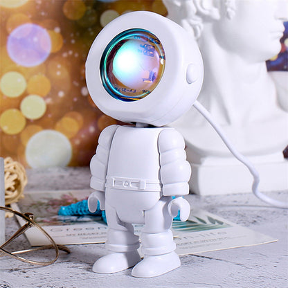 Astronaut Sunset Lamp - Rechargeable LED Projector Light